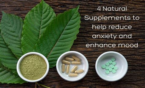 4 Natural Supplements to Help Reduce Anxiety and Enhance Mood