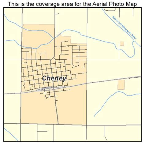 Aerial Photography Map of Cheney, KS Kansas