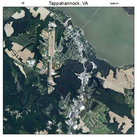 Aerial Photography Map of Tappahannock, VA Virginia