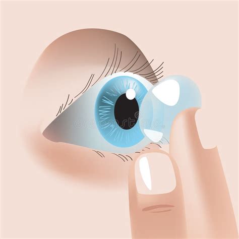 Contacts Eye Stock Illustrations – 263 Contacts Eye Stock Illustrations ...