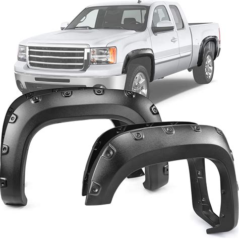 YITAMOTOR® 2007-2014 GMC Sierra 1500 6.5' & 8' Bed Fender Flares (NOT – YITAMotor