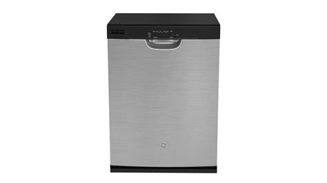 General Electric Dishwasher With Front Controls And Power Cord 3D Model ...