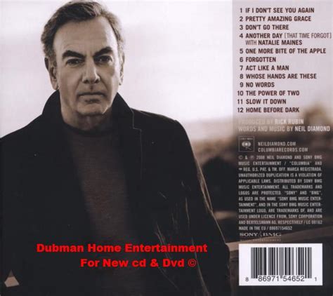 Neil Diamond - Home Before Dark - Dubman Home Entertainment