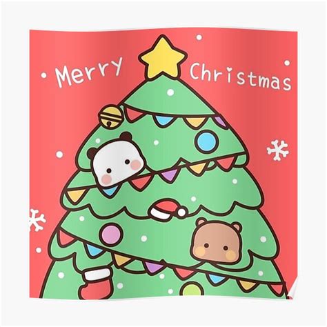 "Peach goma Christmas tree" Poster for Sale by sharad101 | Redbubble