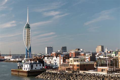 Portsmouth skyline Photograph by Rod Jones - Pixels