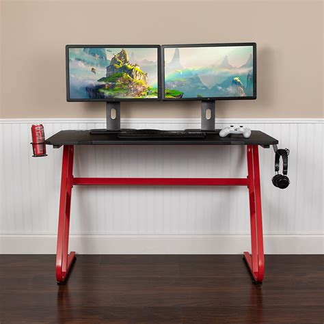 Buy Gaming Ergonomic Desk w/ Cup Holder & Headphone Hook in Orlando