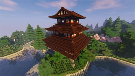 Japanese Dojo-Temple Minecraft Map