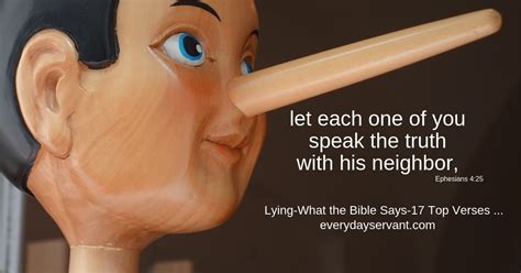 Lying-What the Bible Says-17 Top Verses - Everyday Servant