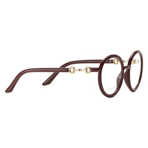 Gucci - Round Frame Optical Glasses - Brown - Gucci Eyewear - Avvenice