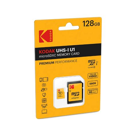 KODAK Micro SDXC Memory Card 128GB - CLASS 10 - Kodak Official