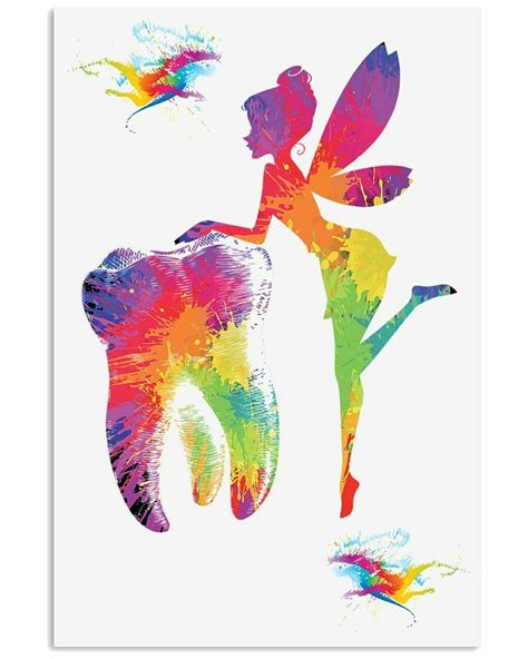 Tooth Fairy Poster for Dental Office Vertical Poster Wall Decor Poster ...