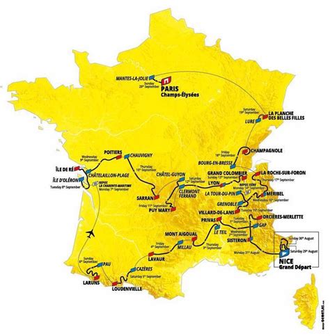 Tour de France 2020 route: Stage-by-stage guide - Freewheeling France