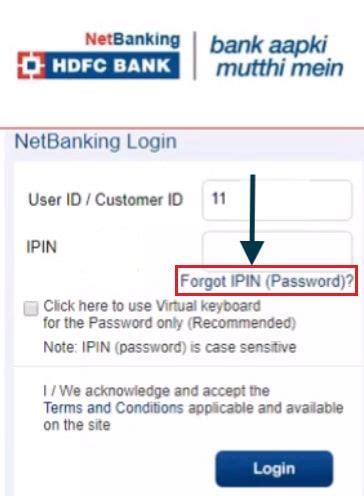 4 Ways To Reset Forgot HDFC NetBanking Login Password Online