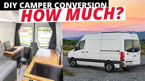 The ACTUAL Build Cost of my DIY Camper Van Conversion - YouTube