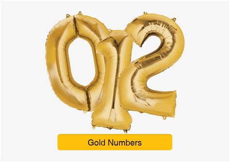Rose Gold Numbers - Gold Number 2 Balloon - 16" Foil (each) PNG Image | Transparent PNG Free ...