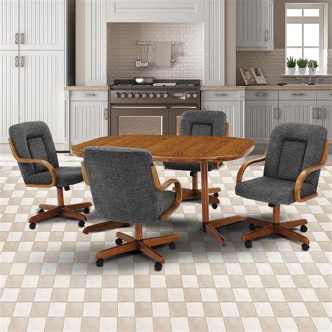 Douglas Furniture Liz 5 PC Caster Dining Set - Dinette Online