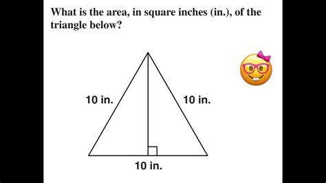 Equilateral Triangle Formula