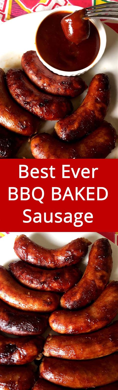 Easy Baked BBQ Sausage Recipe With Italian or Polish Sausages – Melanie Cooks