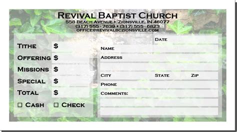 Offering Envelopes: How to Design Your Own - My Church Assistant