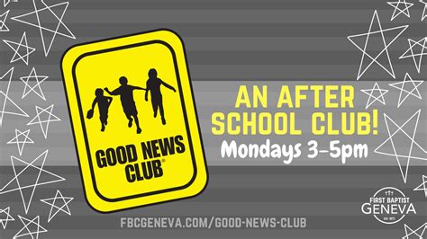 Good News Club - First Baptist Geneva