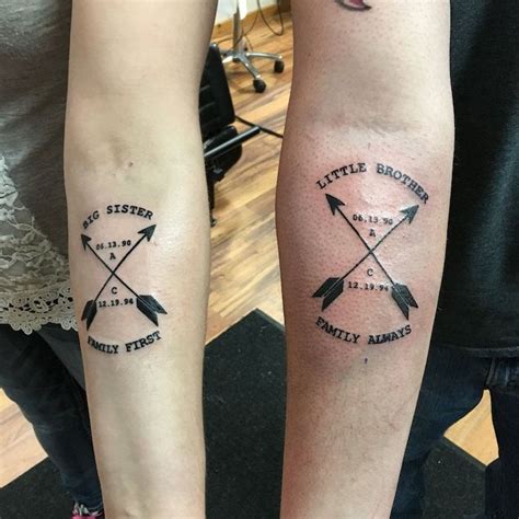 Celebrate The Sibling Bond With These Matching Brother and Sister Tattoos