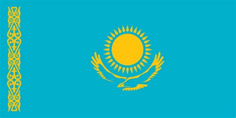 Kazakhstan Flag Image – Free Download – Flags Web