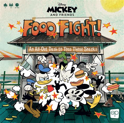 Buy Disney Mickey And Friends Food Fight | Quick-Rolling Family Dice Game Featuring Mickey Mouse ...