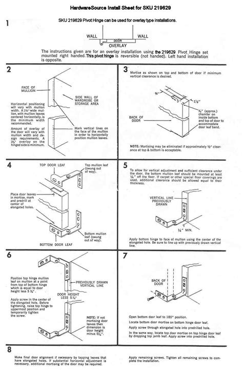 Extra Heavy Duty Reversible Pivot Hinge | HardwareSource