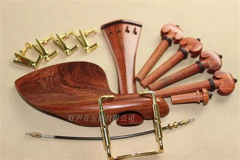 1 set 4/4 violin parts, rose wood violin accessories-in Violin Parts ...