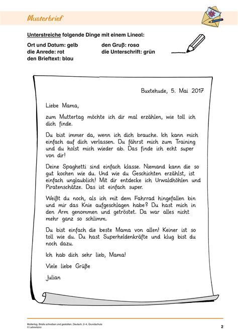 21+ Brief Schreiben 5 Klasse | Freyajacklin | Briefe verwandt mit Texte Verfassen Grundschule 4 ...