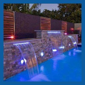 [Hot Item] SPA Waterfall with LED Light, Waterfall for Swimming Pool ...