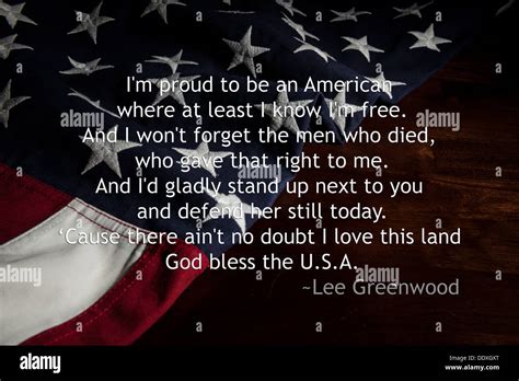 Lee Greenwood - God Bless The Usa Lyrics / I'd thank my lucky stars,to ...