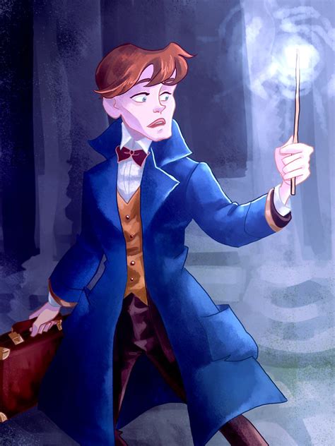 Newt Scamander Fan Art - Fantastic Beasts and Where to Find Them Fan Art (39398753) - Fanpop