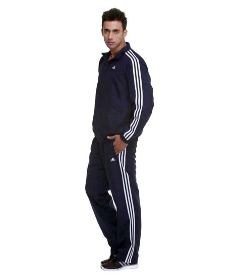 Adidas Navy Polyester Tracksuit For Men - Buy Adidas Navy Polyester Tracksuit For Men Online at ...