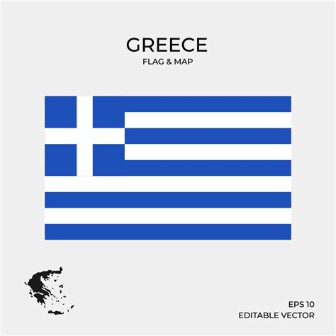 Greece map and flag 2045997 Vector Art at Vecteezy