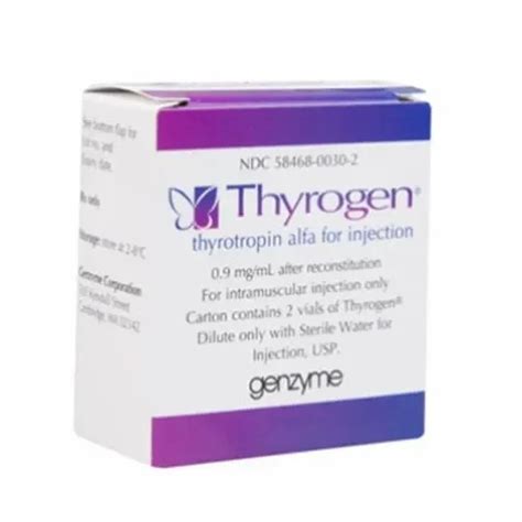 Thyrogen Anti Cancer Injection, 2 Vials at best price in Bengaluru | ID: 26527237588