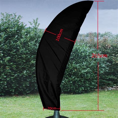 Fellie Cover Patio Offset Umbrella Cover Durable Outdoor Cantilevered ...