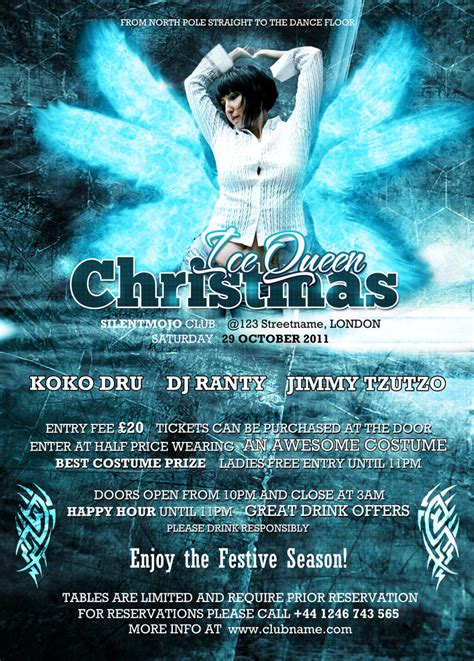 Christmas Flyer Template by silentmojo on DeviantArt