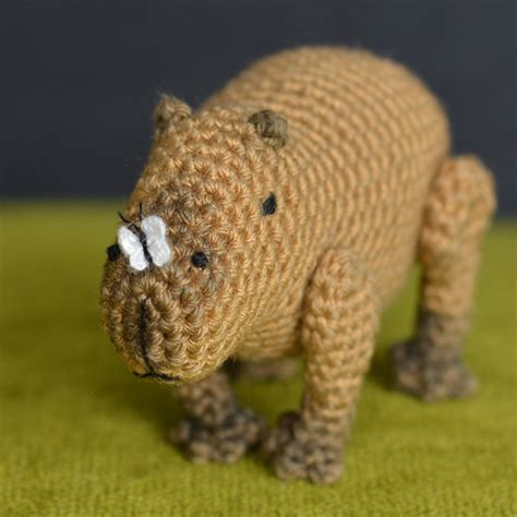 Capybara crochet pattern, amigurumi capybara tutorial, DIY m - Inspire ...