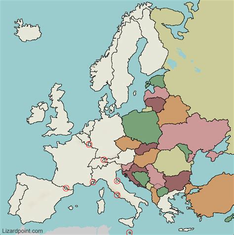 Eastern Europe Map Quiz | World Map 07