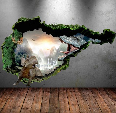 Top 15 of 3d Dinosaur Wall Art Decor