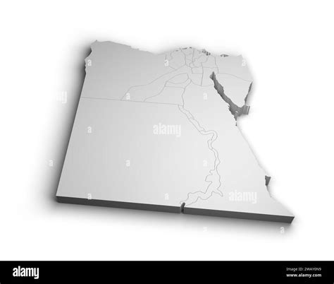 Egypt map 3d hi-res stock photography and images - Alamy