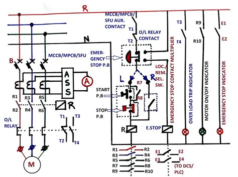 Control Circuit Of Dol Starter