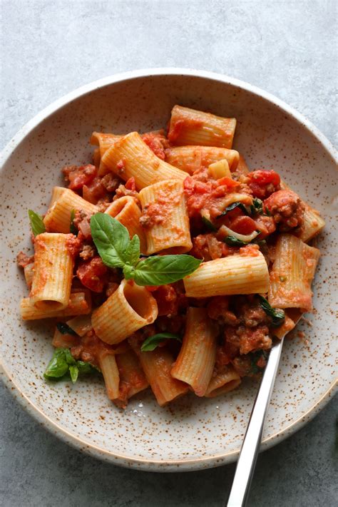 Creamy Rigatoni Pasta | Recipe | Creamy rigatoni, Rigatoni pasta, Pasta