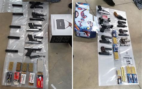 Dozens of guns seized in police strike against international crime ...