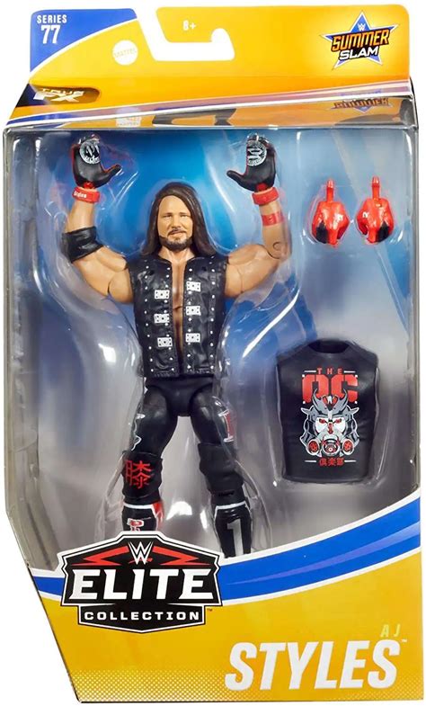 WWE Wrestling Elite Collection Series 77 AJ Styles 7 Action Figure ...