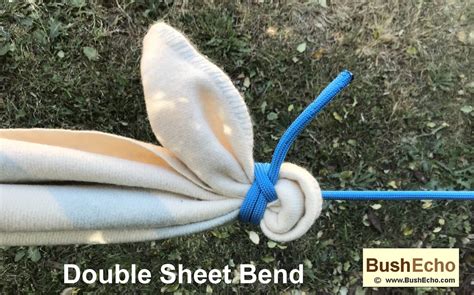 How To Tie A Double Sheet Bend - BushEcho