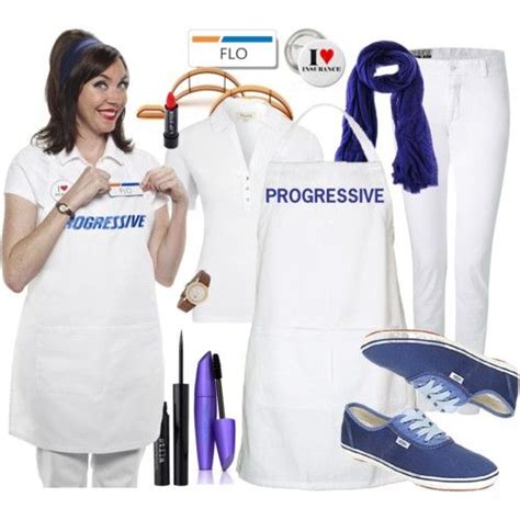 Flo costume, Flo progressive costume, Flo progressive