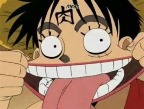 Monkey D. Luffy Funny Face One Piece | Personajes de one piece, One piece manga, Muerte de ace