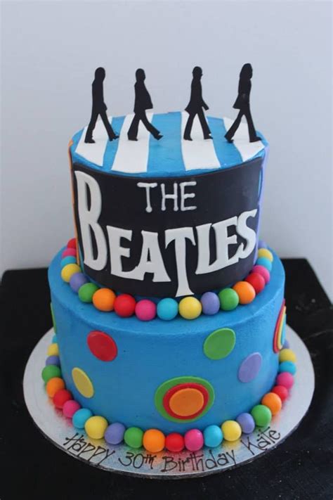 The Beatles Abbey Road cake Beatles Birthday Cake, Beatles Themed Party ...